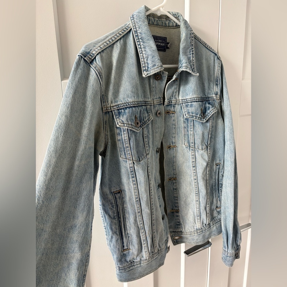 Topman Light Wash Denim Jacket - Picture 2 of 7
